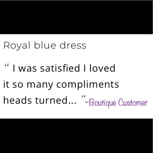💐🟡Royal Blue Evening Gown-Medium - Picture 5 of 5